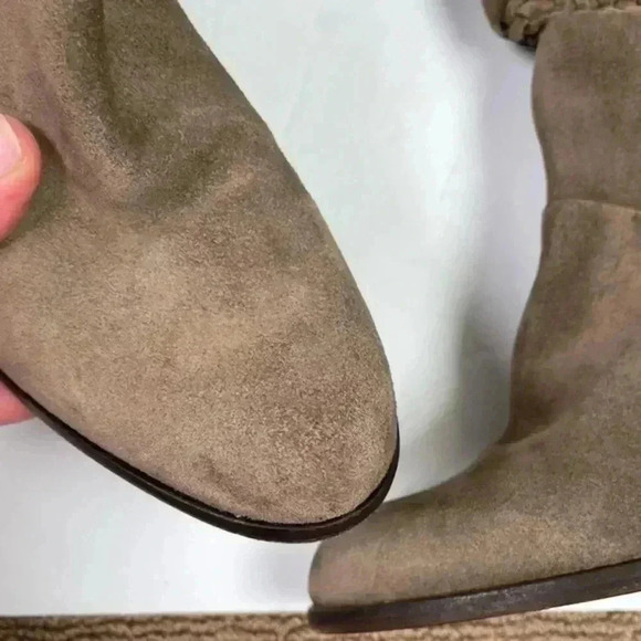 Vintage Coach Brown Suede Vintage Jae Knee High‎ Heeled Boot - Picture 3 of 11